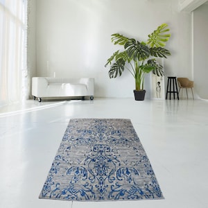 Luxury Art Deco rug, boho rug, Art Noveau rug, handmade rug, area rug, bedroom rug - UNUSED - 180x123 cm / 4x6 ft