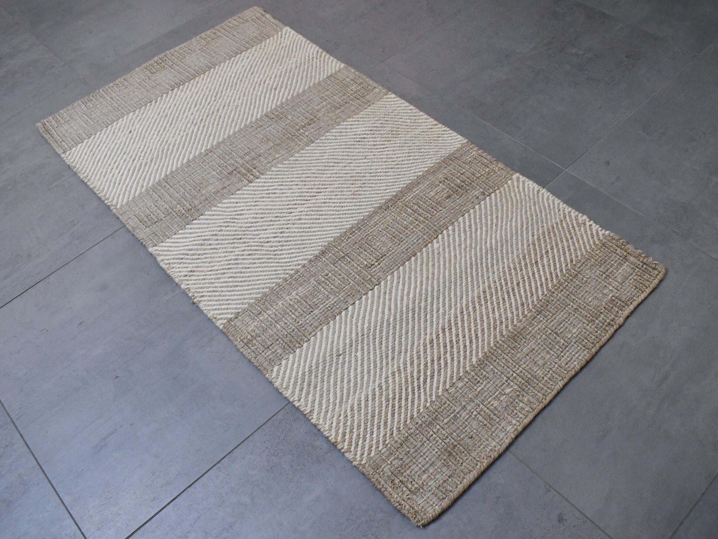 Moderne kleine Teppich schwedischen Kelim Teppich Kiesel ...