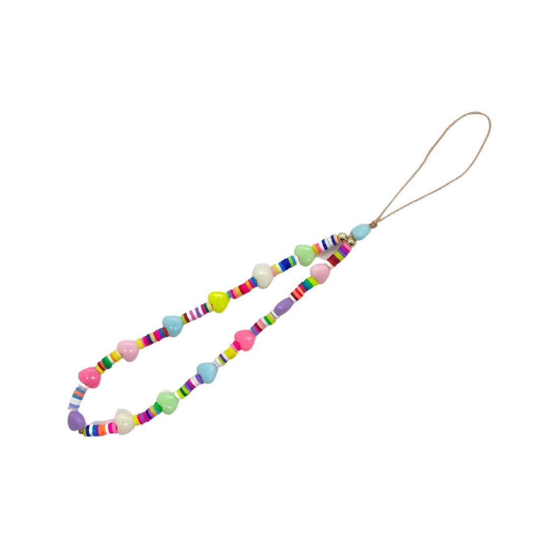 BEADED PHONE CHARM strap phone string wristlet holder lanyard Etsy