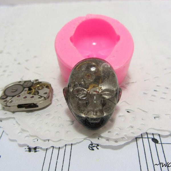 Silicone mold in the form of a face (23 * 20 * 11mm)