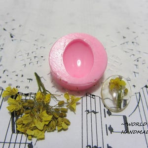 Silicone molds oval cabochons for jewelry resin 108-4030 mm 18*13*4mm