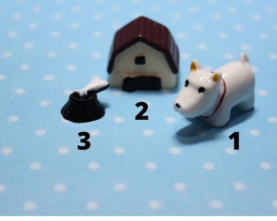 Silicone 3D-molds for miniature pets of different shapes and sizes Forms for polymer clay and plastic.