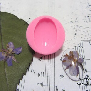Silicone molds oval cabochons for jewelry resin 108-4030 mm 30*20*7mm