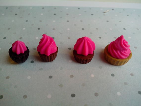 Silicone 3d-molds in the Form of Miniature Cupcake Frosting of