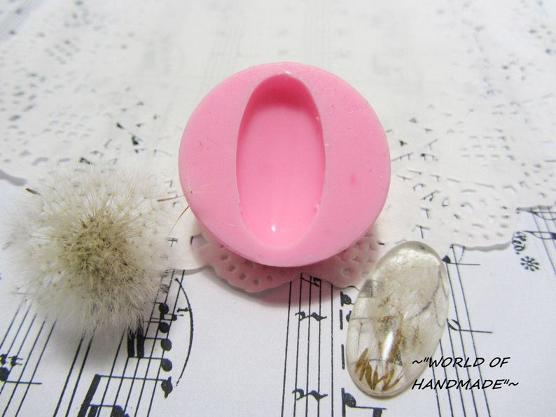 Silicone molds oval cabochons for jewelry resin 108-4030 mm 30*15*6mm