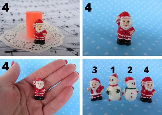 Stampo per candele a forma di pupazzo di neve in silicone