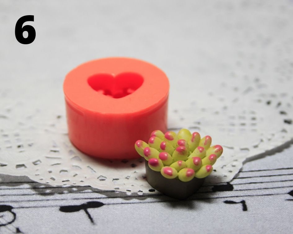 Stampi In Silicone 3D Piante Grasse: Set Da 1 Stampo Per Torte, Cioccolato E Fai Da Te - Forme Cactus E Foglie Per Decorazioni Creative