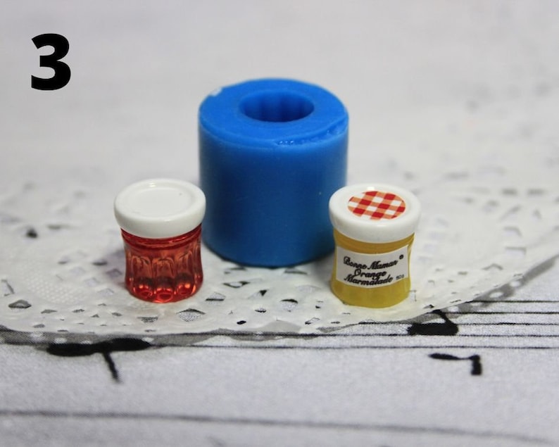 Silicone 3Dmolds in the form of jars of different shapes and Etsy