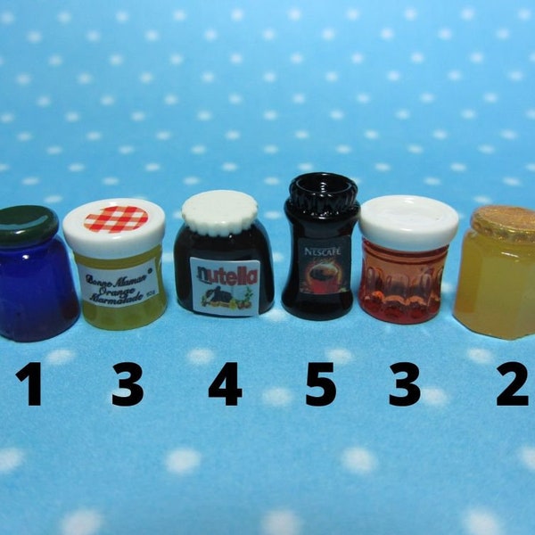 Silicone  3D-molds in the form of jars of different shapes and sizes (1:12). Forms for polymer clay, epoxy resin (also UV) and plastic.