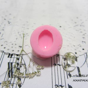 Silicone molds oval cabochons for jewelry resin 108-4030 mm 14*10*4mm