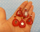 Silicone 3D-molds in the form of bottles of different shapes and sizes (1 12). Molds for polymer clay and plastic.