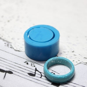 Silicone mold for the ring ( height 6mm = 0.23622 &quot;). Mold for epoxy resin