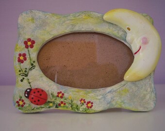 Luna handpainted frame