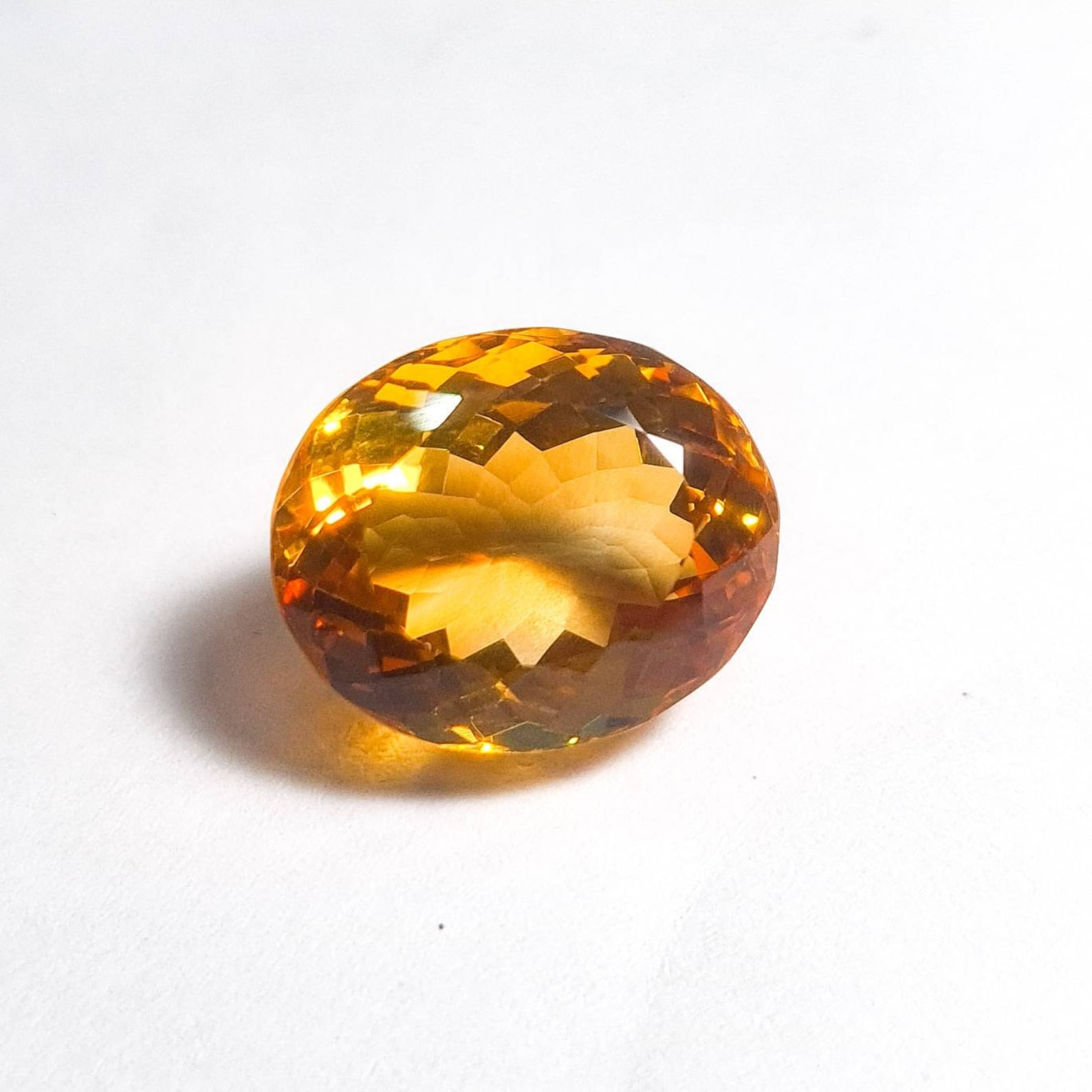 Natural Citrine Gemstone Loose Oval Shape Faceted Top Etsy UK
