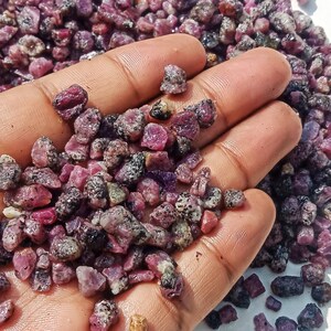 50 Pieces Natural Ruby Rough, Loose Ruby Rough Stone, African Ruby