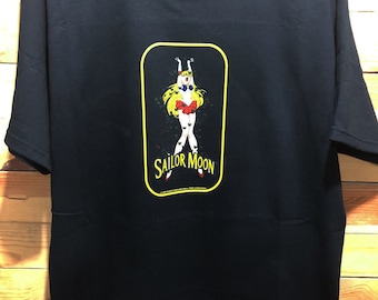 Sailor Moon Black T-Shirt Large " Sailor Venus " Large