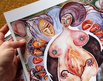 Great Goddess Mother * Sacred Womanhood * Divine Feminine * Spiritual Art * Earthbased Spirituality
