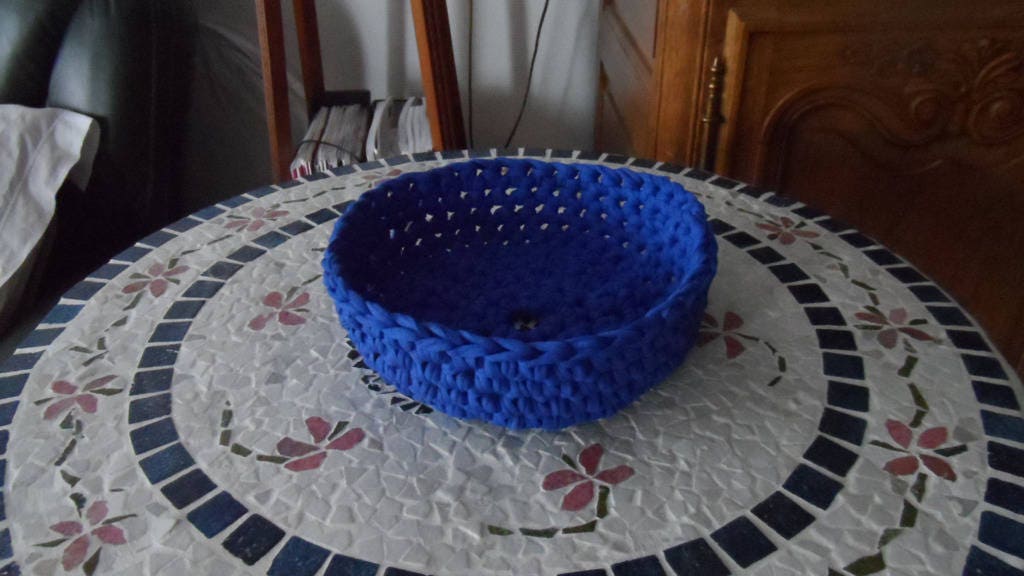 Corbeille Crochetée avec Fil Hooked