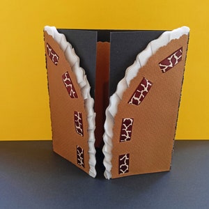 Sexy Korsett-Dessous-inspirierte Postkarte