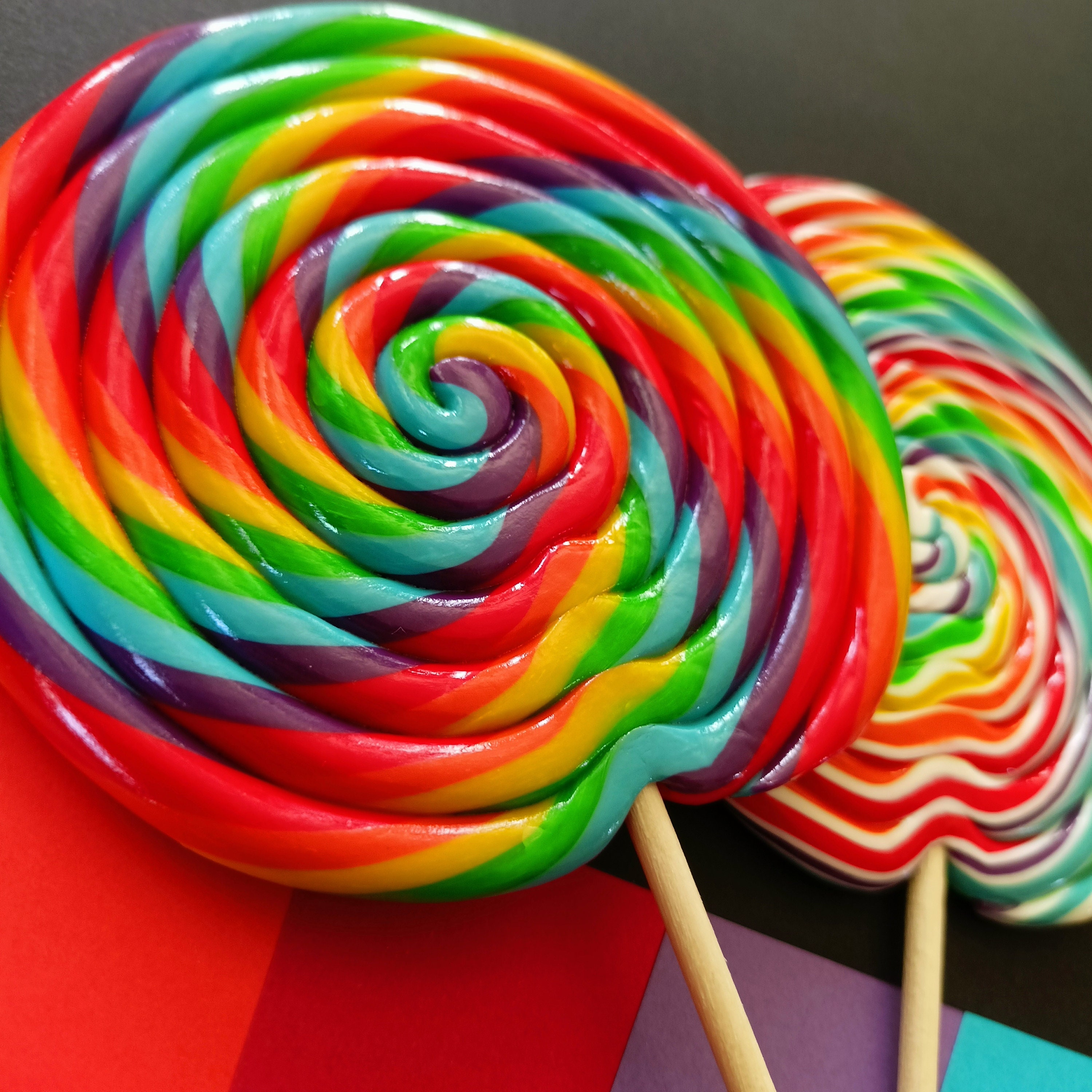 Rainbow lollipops discount