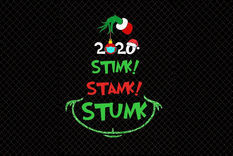 Download Stink Stank Stunk 2020 Grinch Face Svg Grinch Christmas | Etsy