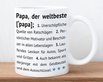 Tasse mit Motiv - Papa, der Weltbeste