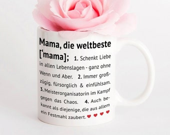 Tasse mit Motiv - Mama, die Weltbeste