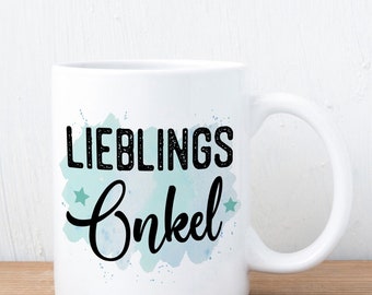 Tasse mit Motiv - LIEBLINGS ONKEL