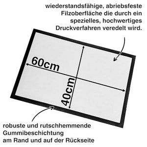 Fußmatte Türmatte mit Spruch Wenn du reich, gutaussehend & Single bist: Ich bin Zuhause innen/außen Vorleger Geschenk Einweihung image 3