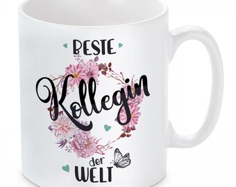 Tasse mit Motiv - Beste Kollegin der Welt