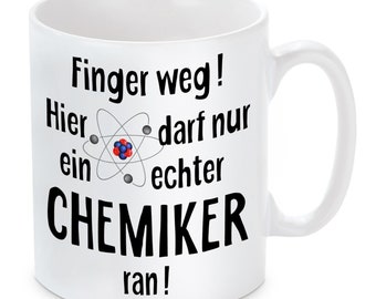 Tasse: Finger weg! (Chemiker)