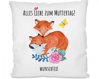 Kissen mit Motiv - Alles Liebe zum Muttertag! (personalisierbar)