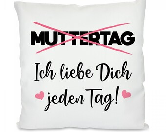 Kissen mit Motiv: Muttertag