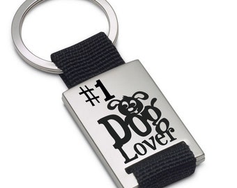Lieblingsmensch Metall Schlüsselanhänger - #1 Dog Lover