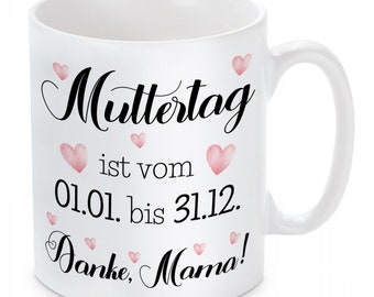 Tasse mit Motiv: Muttertag