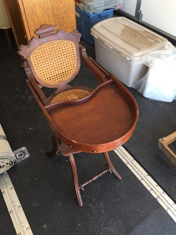 antique high chair