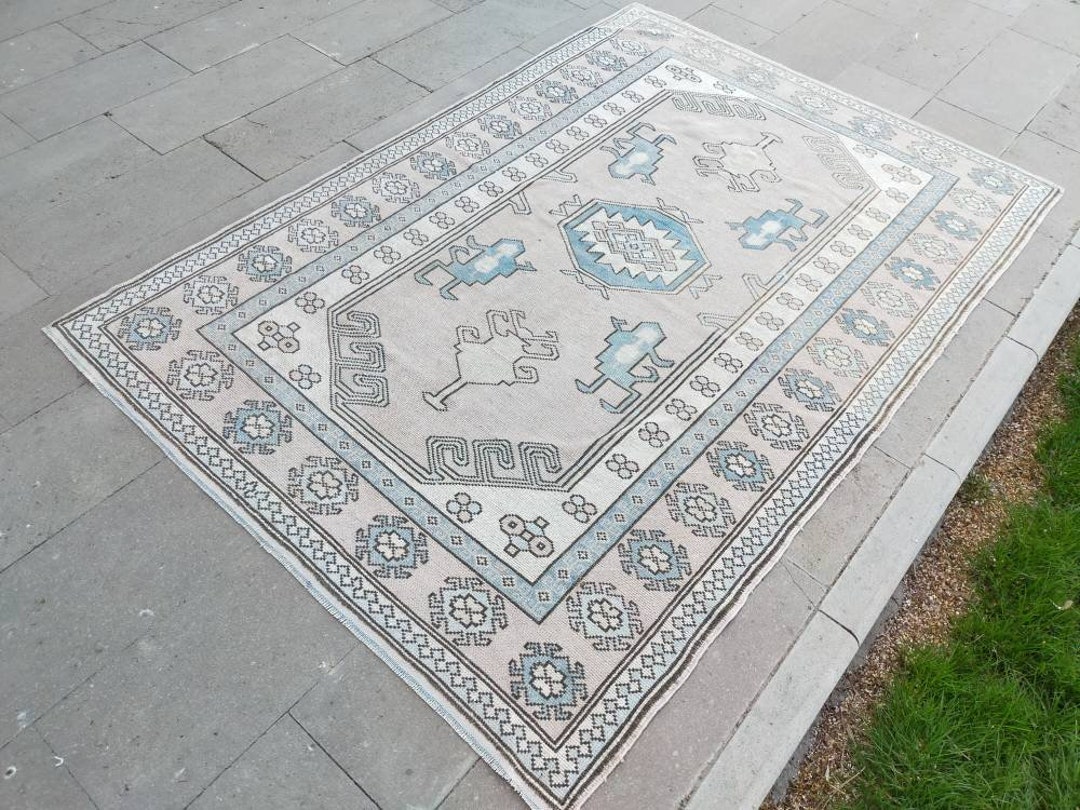 Vintage Navy Blue Rug Blue Rug Vintage Area Rugs Rugs Blue Etsy