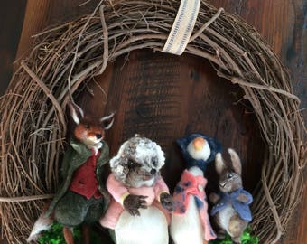 Peter Rabbit and Friends Wreath