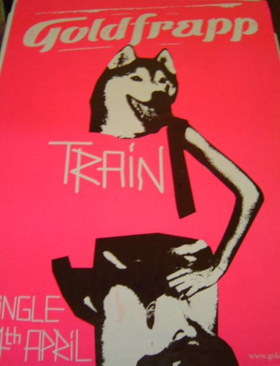 Goldfrapp Train Uk 27 X 19.5 Inches Approx Rare Uk Shop Poster Etsy