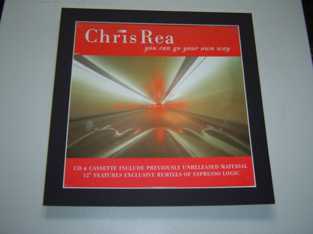 Chris Rea You Can Go Your Own Way Original Poster in A Custom Etsy