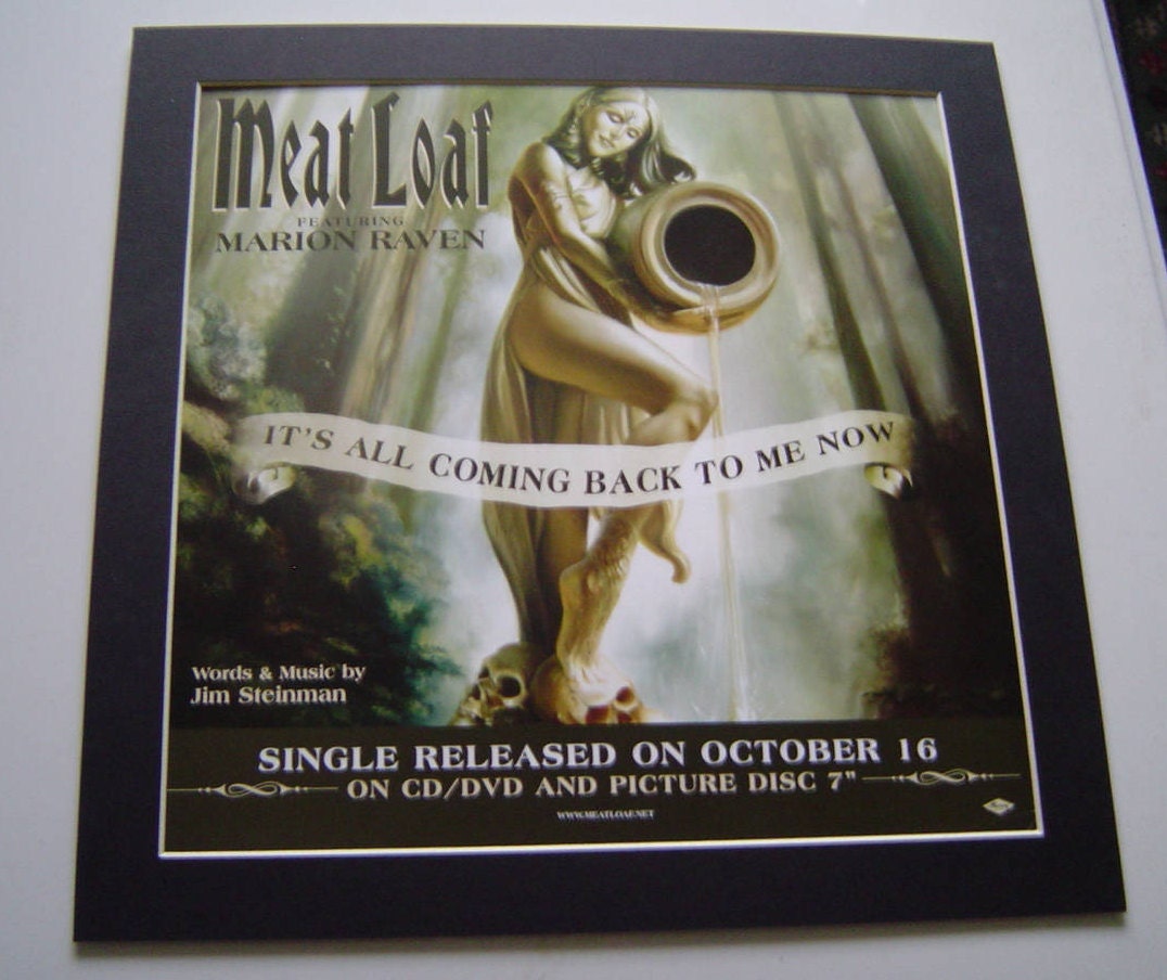 It's all coming back to me top now meatloaf lyrics