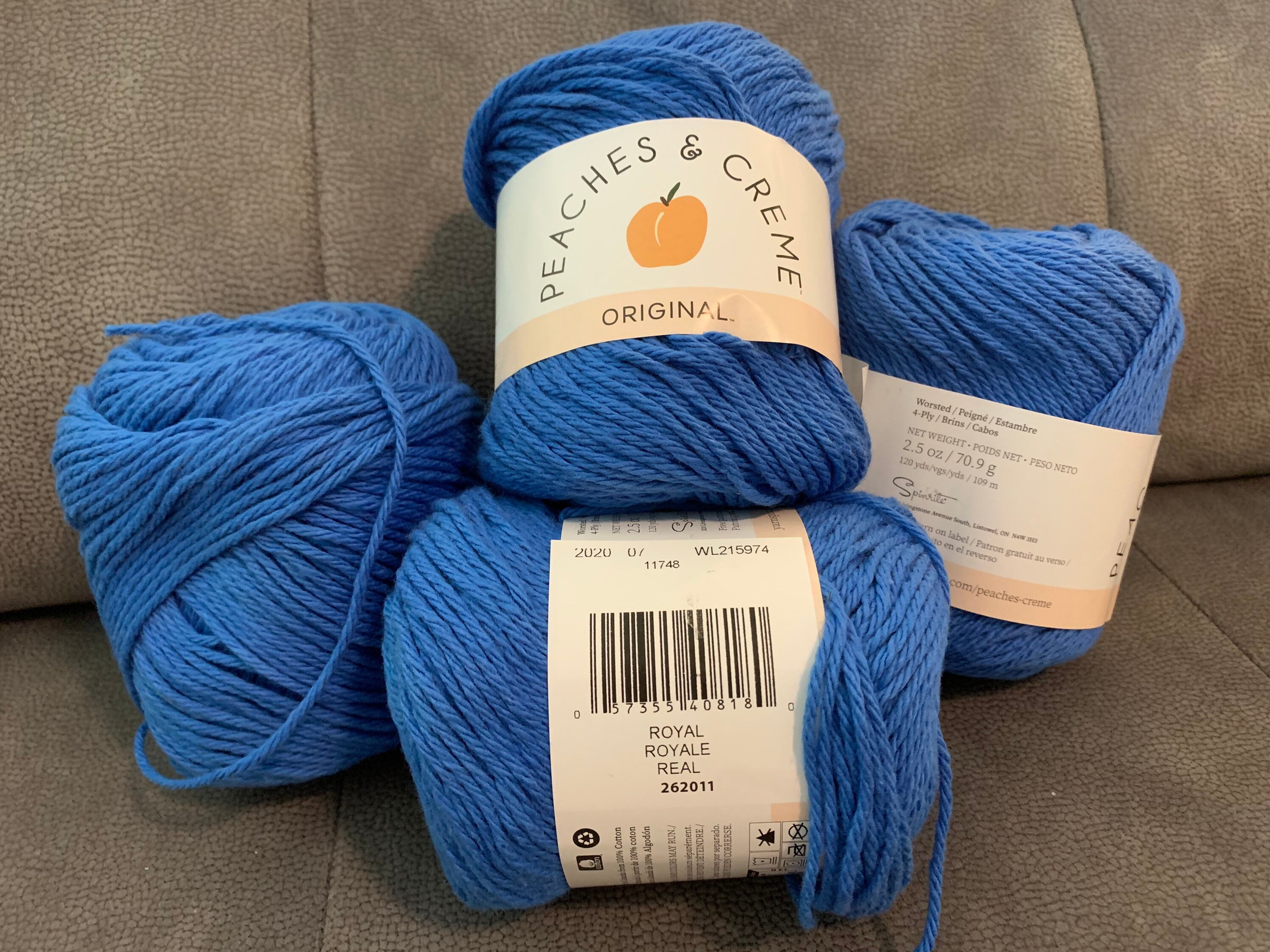 Peaches & Creme Cotton Yarn 262011 Etsy