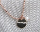 Bracelet Maid of Trauin 925 Si. rose gold-plated Bracelet with engraving filigree bracelet