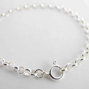Bracelet ROLO 925 silver | Link bracelet silver