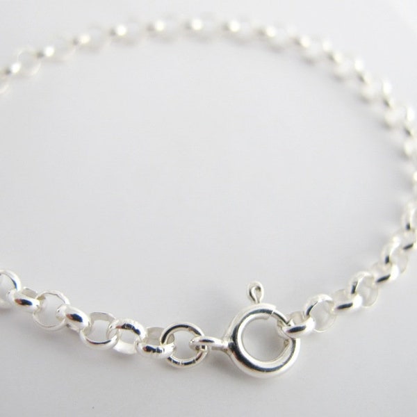 Bracelet ROLO 925 silver | Link bracelet silver