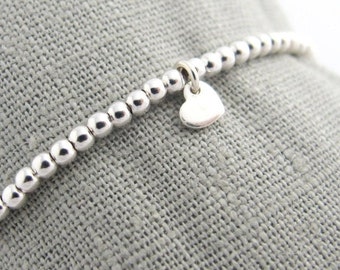 Ball bracelet Little Heart 925 silver