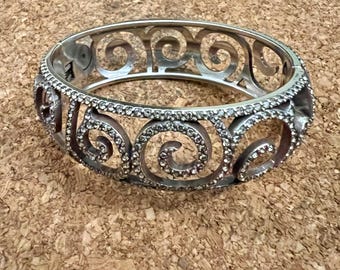 Vintage Brighton Sea of Love Hinged Bracelet