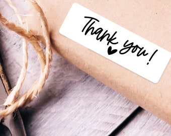 50 thank you Stickers for packages | small business stickers