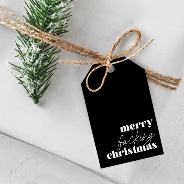 Christmas Gift Tags | Gift Tags | Christmas Tags | Funny wine Tags