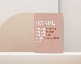 Hey Girl, You are Card